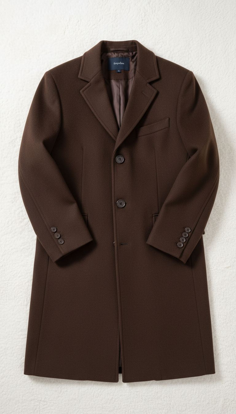 Espresso Tailored Long Coat